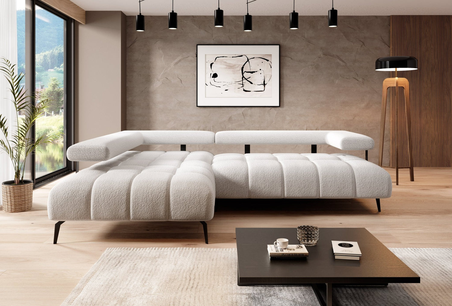 Canapé d'Angle MAGNETIC L par WERSAL - Maestria