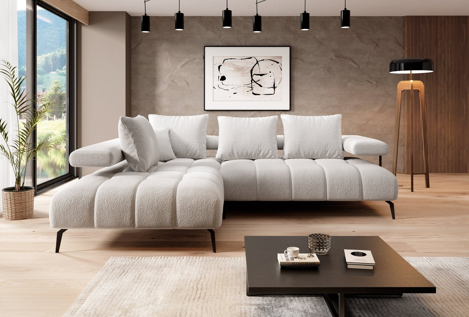 Canapé d'Angle MAGNETIC L par WERSAL - Maestria