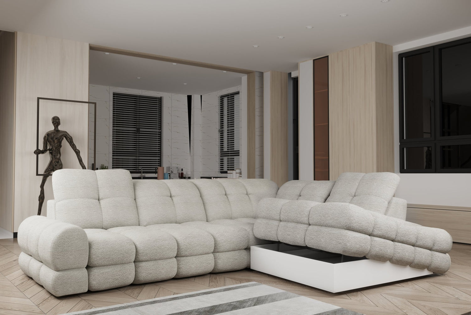 Canapé d'Angle TOLLO L par WERSAL - Maestria