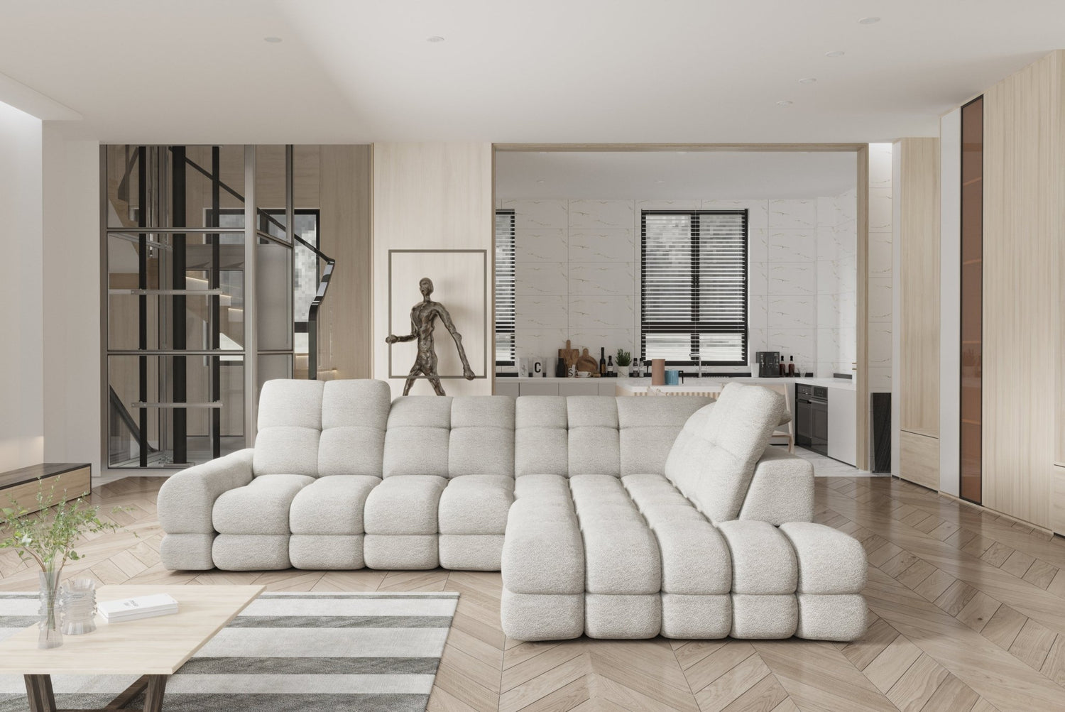 Canapé d'Angle TOLLO L par WERSAL - Maestria