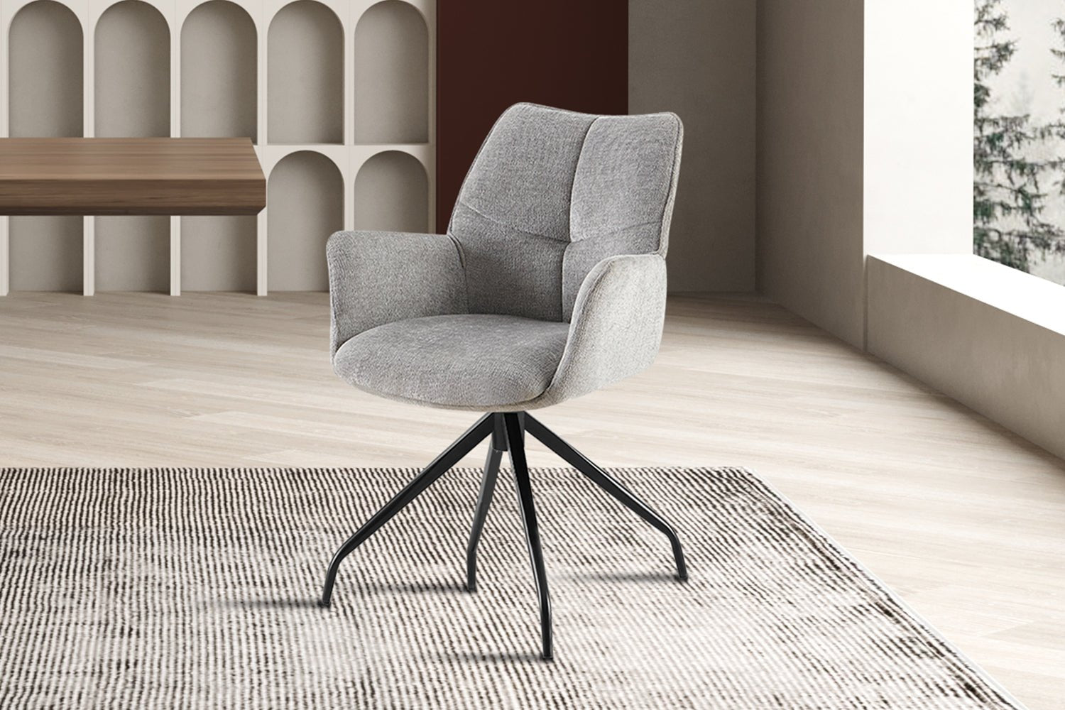 Chaise pivotante de séjour LAMOR - Maestria