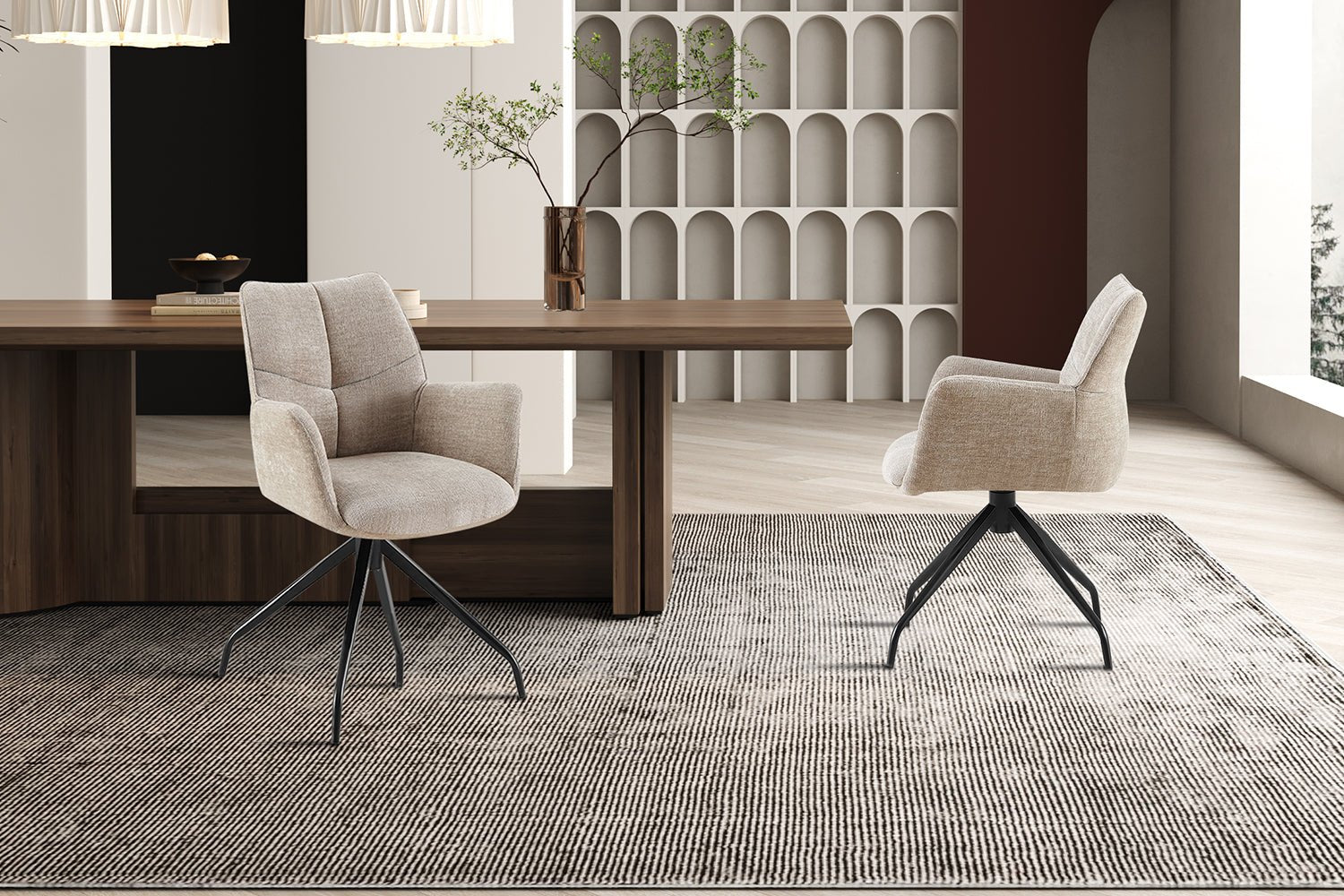 Chaise pivotante de séjour LAMOR - Maestria