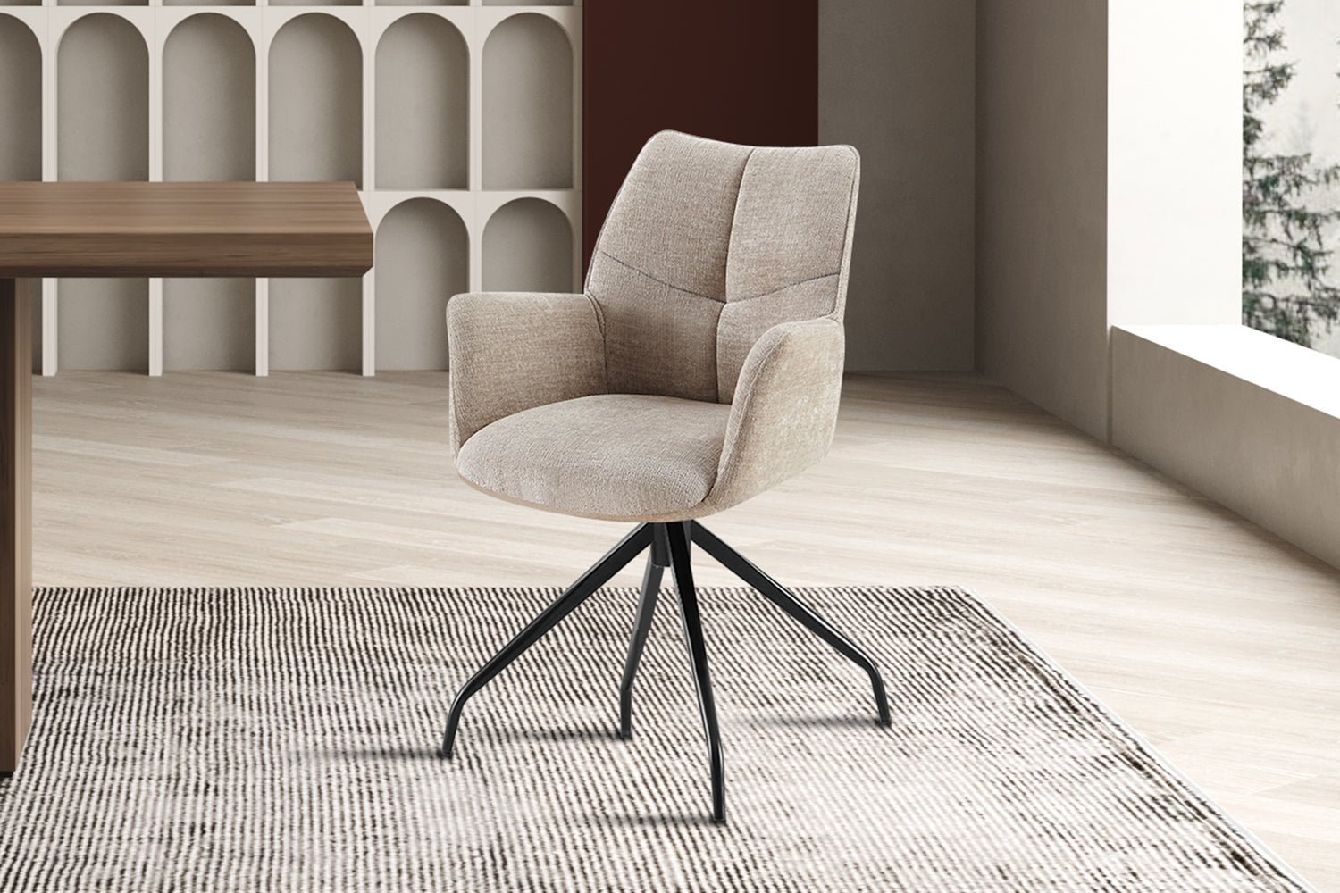 Chaise pivotante de séjour LAMOR - Maestria