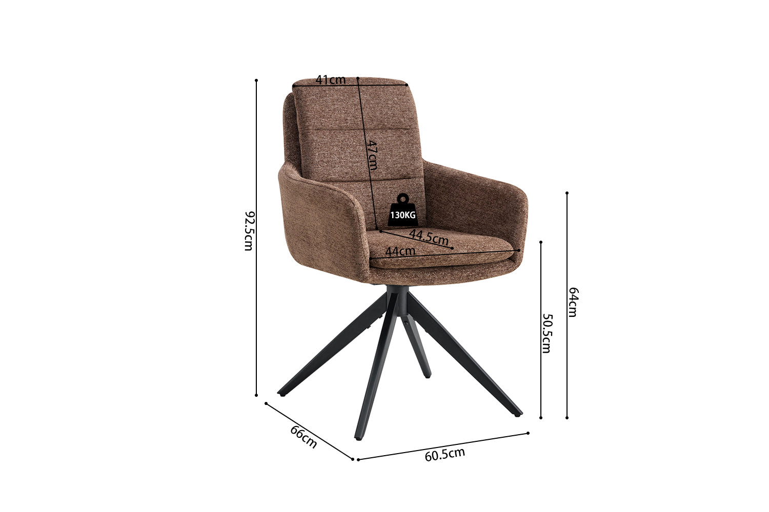 Chaise pivotante LISOLD