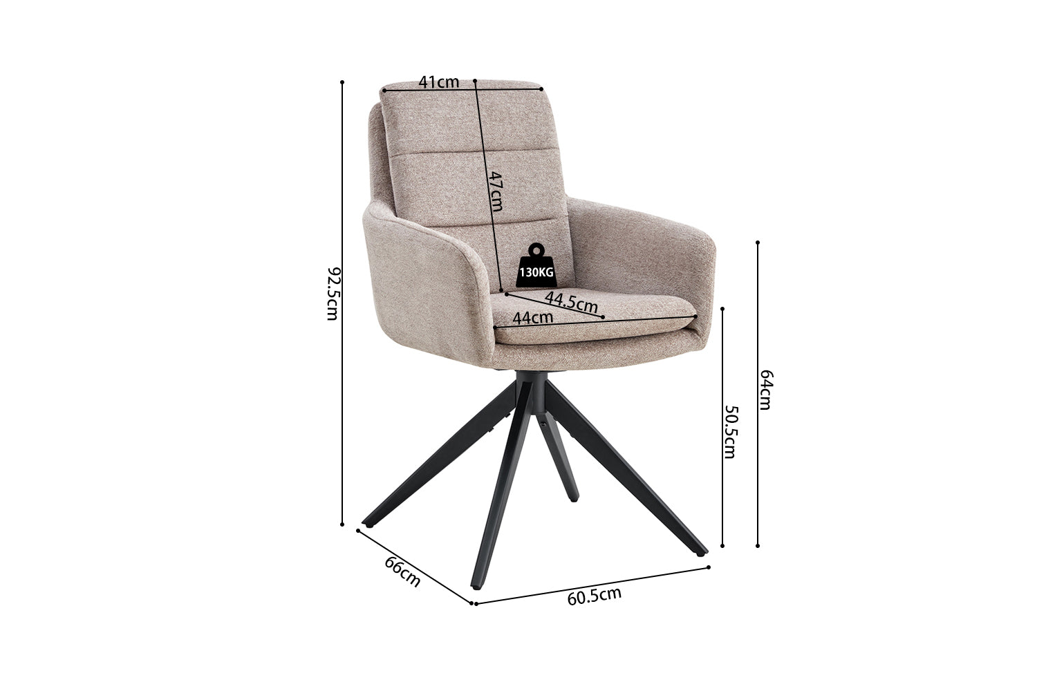 Chaise pivotante LISOLD