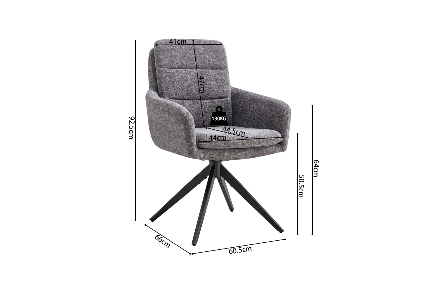 Chaise pivotante LISOLD