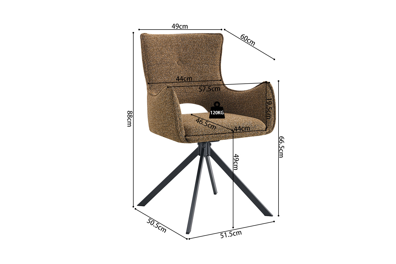 Chaise pivotante BILLY