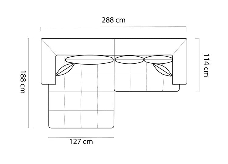 Canapé d'angle ALBIO S par WERSAL - Maestria Meubles