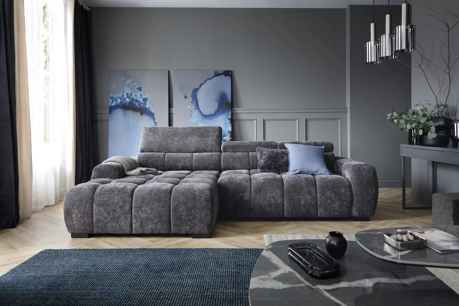 Canapé d'angle BULL S par WERSAL - Maestria Meubles