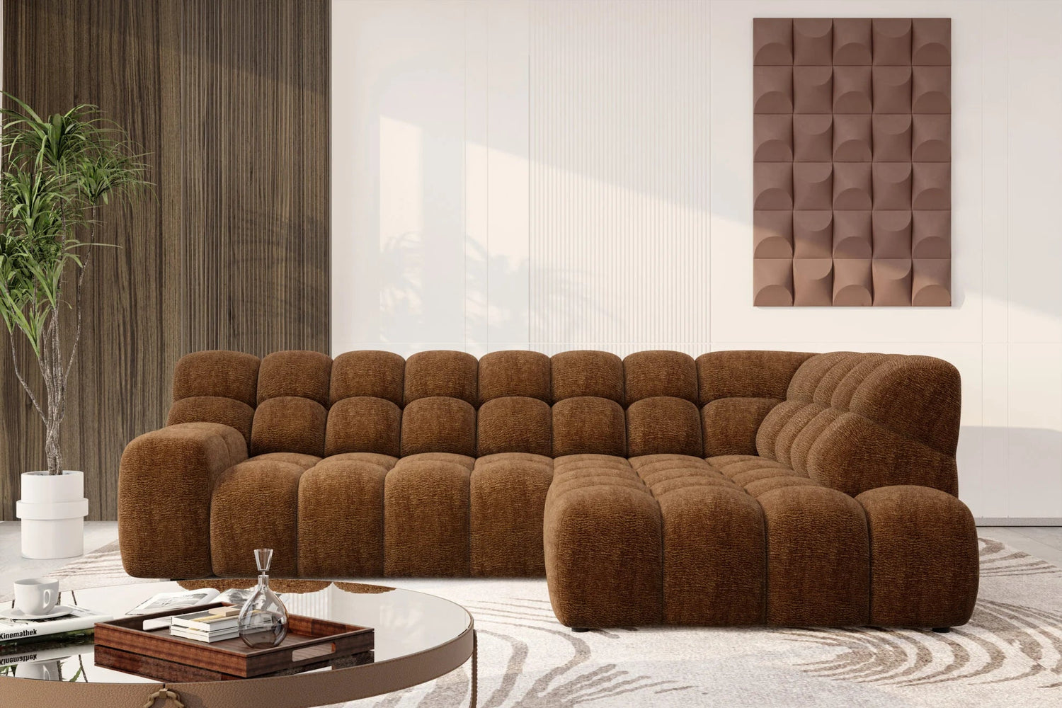 Canapé d'angle CAMPILE L par WERSAL - Maestria Meubles