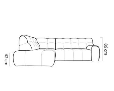 Canapé d'angle COCOON LARGE par WERSAL - Maestria
