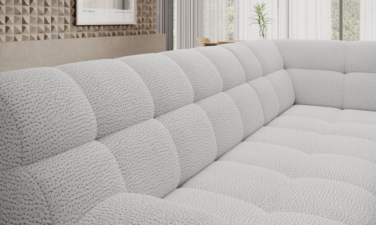 Canapé d'angle COCOON LARGE par WERSAL - Maestria