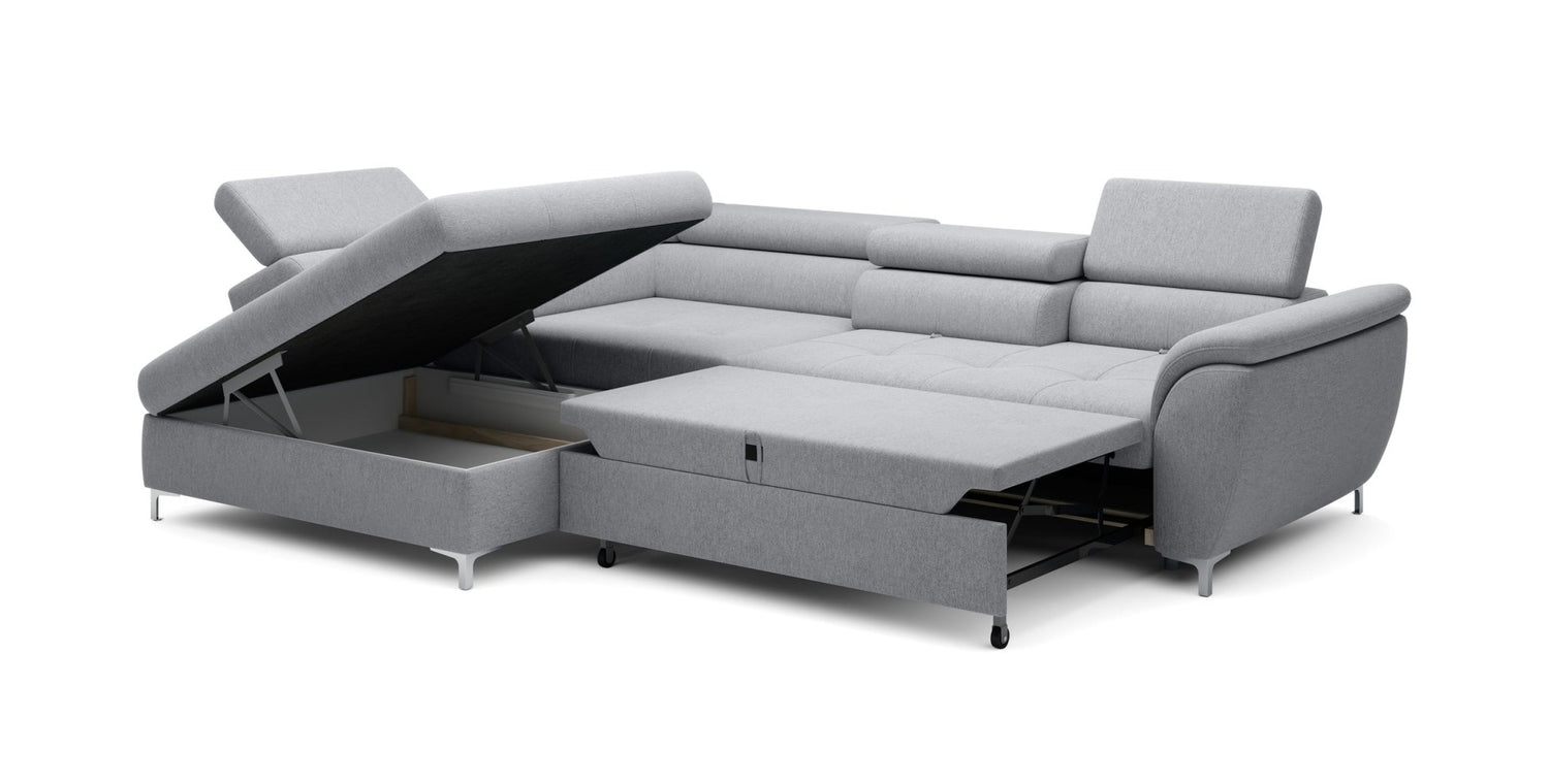 Canapé d'Angle Convertible TEMPO L par WERSAL - Maestria