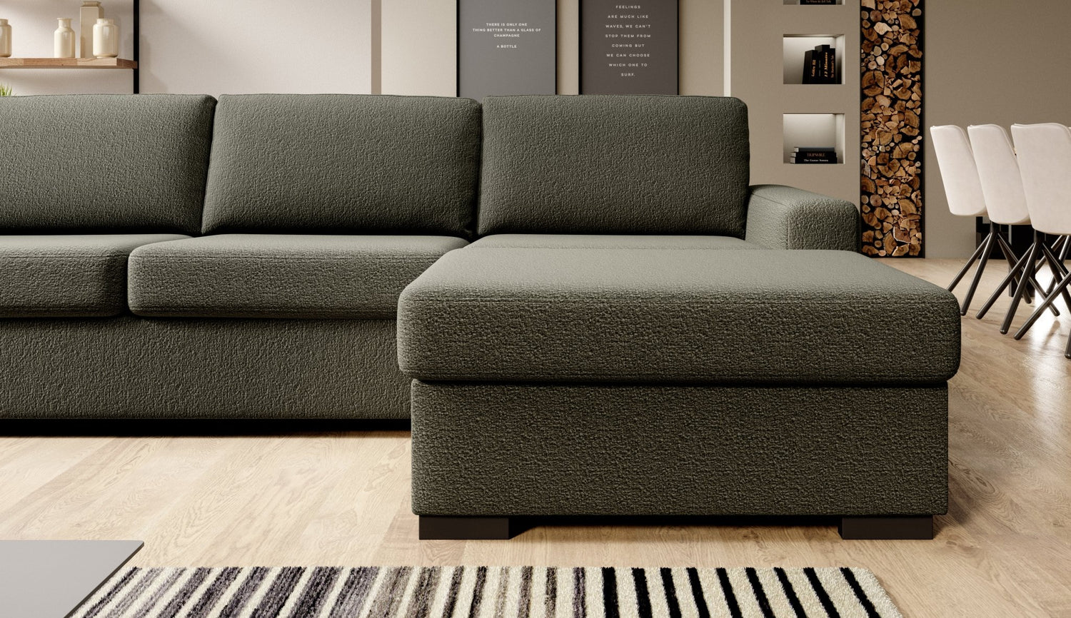 Canapé d'Angle Convertible VANILLA avec Matelas Intégré par WERSAL - Maestria