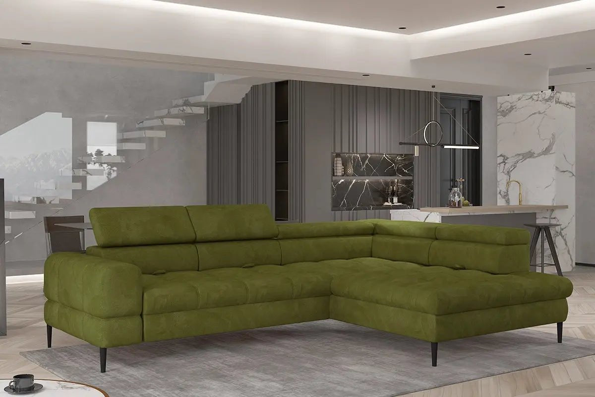Canapé d'angle Convertible VOSS L - par WERSAL - Maestria