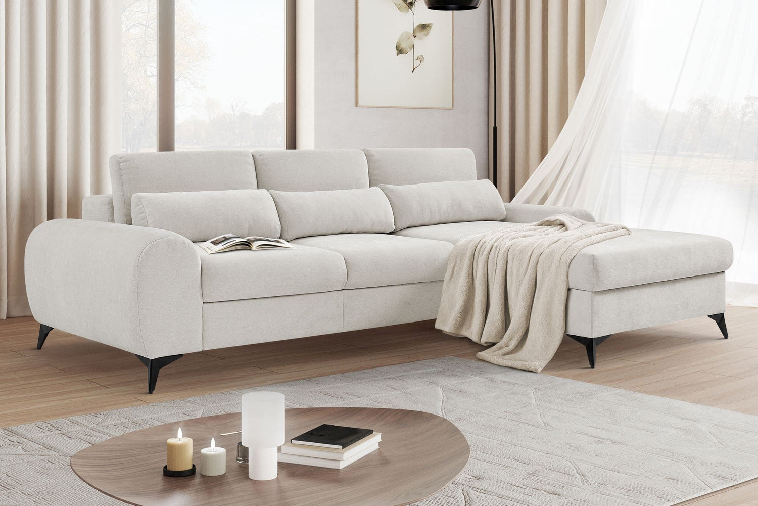 Canapé d'angle MILAN L - Maestria Meubles