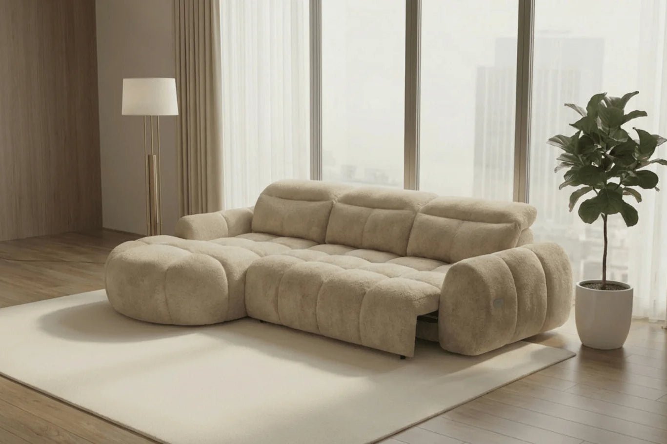 Canapé d'angle SORENA L - Maestria Meubles