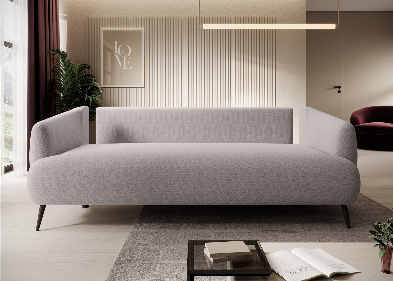 Canapé Droit Convertible CANDY par WERSAL - Maestria