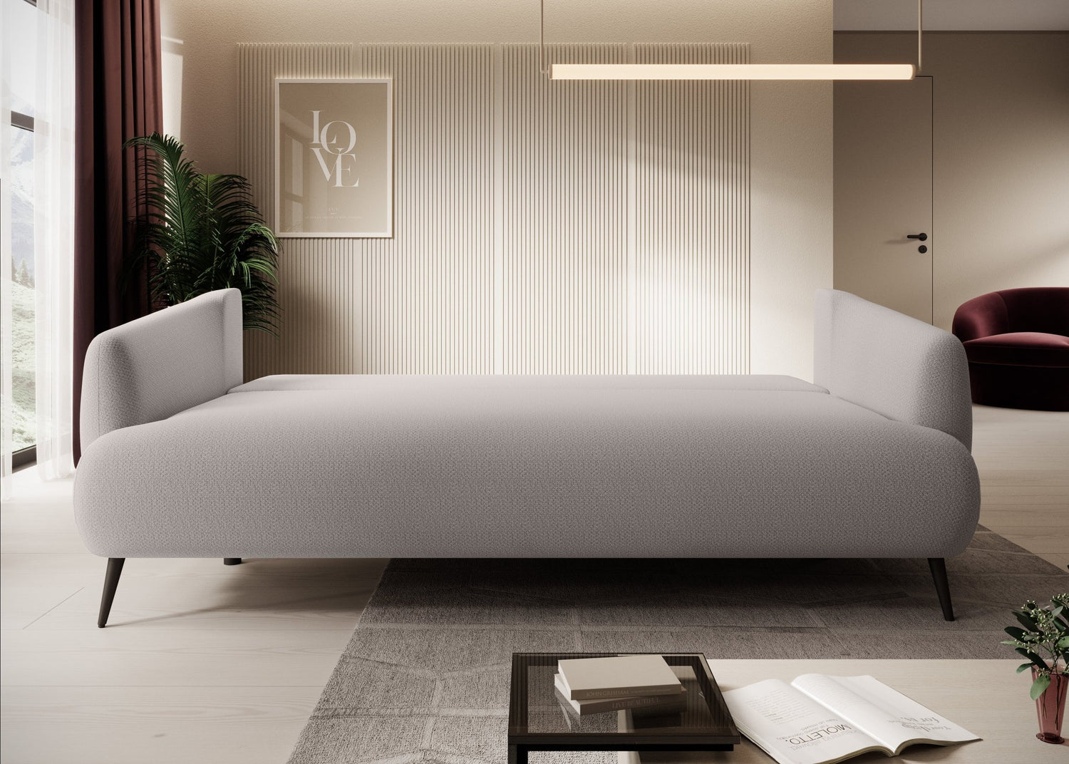 Canapé Droit Convertible CANDY par WERSAL - Maestria