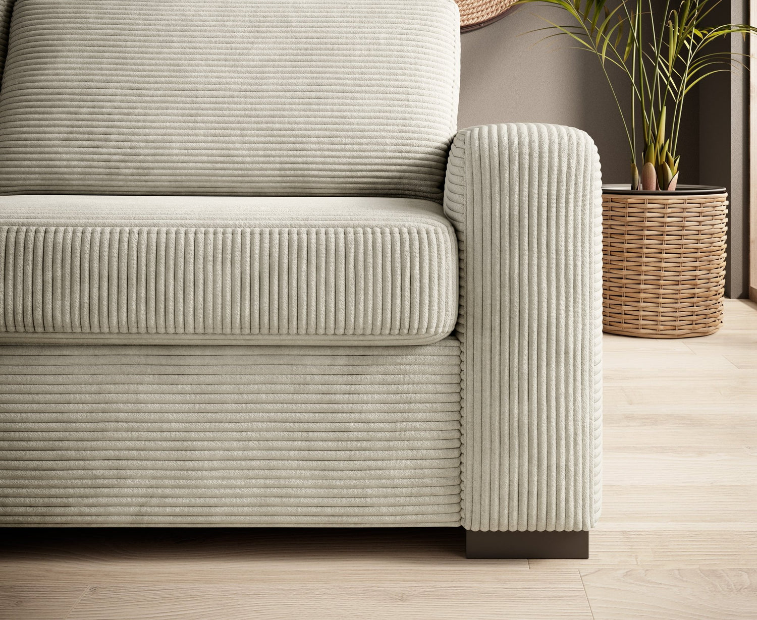 Canapé Droit Convertible VANILLA avec Matelas par WERSAL - Maestria