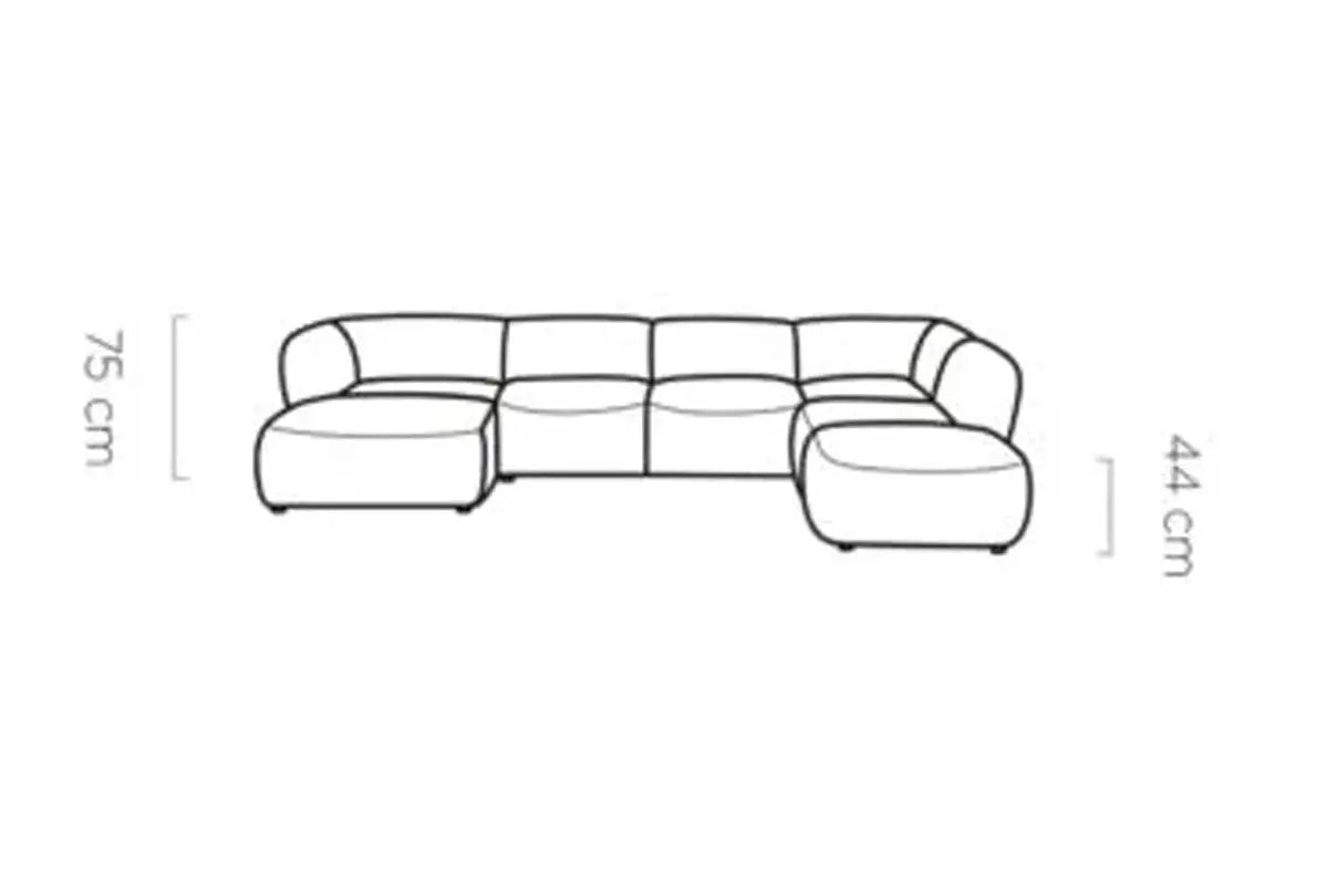 Canapé modulable CANDELO XL - par WERSAL - Maestria