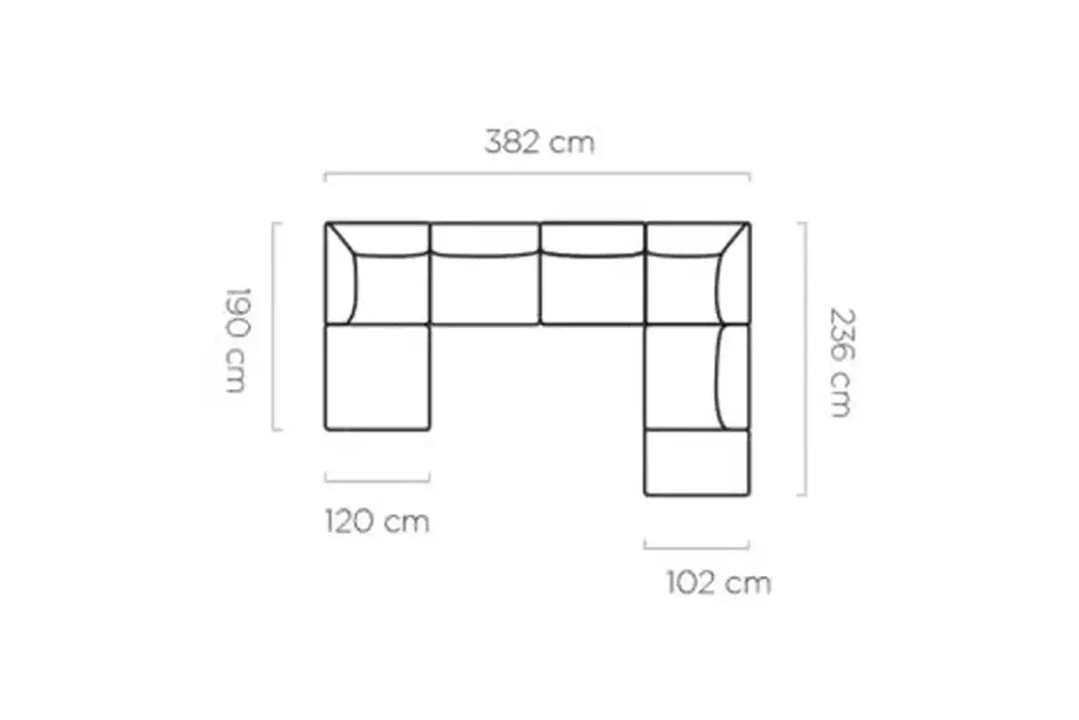Canapé modulable CANDELO XL - par WERSAL - Maestria