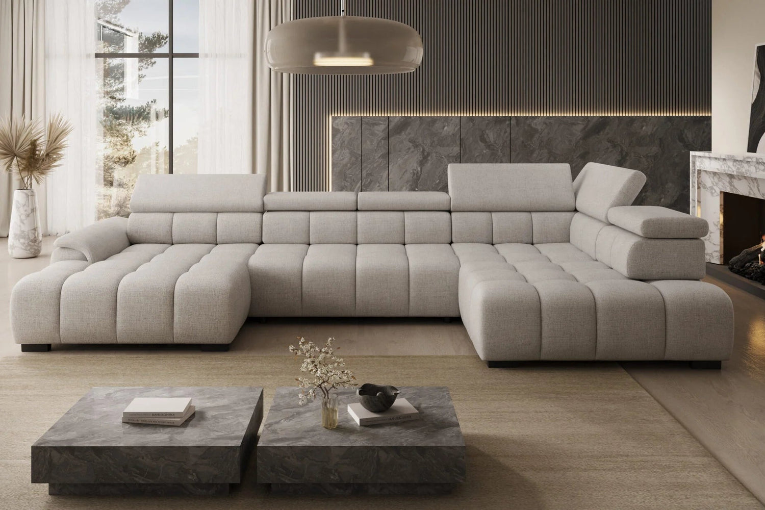 Canapé panoramique ALVIN XL par WERSAL - Maestria Meubles