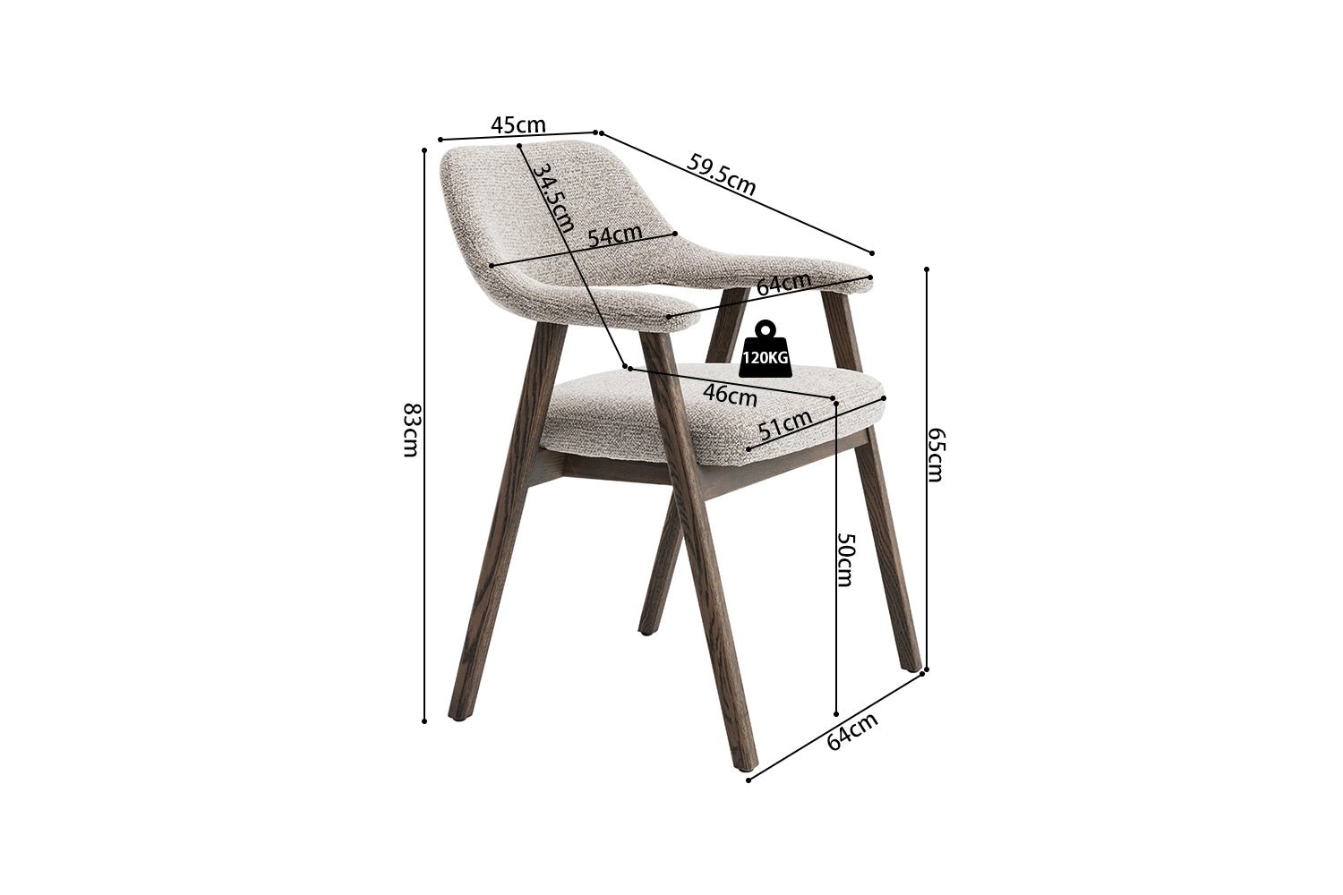 Chaise de séjour CORALIE - Maestria