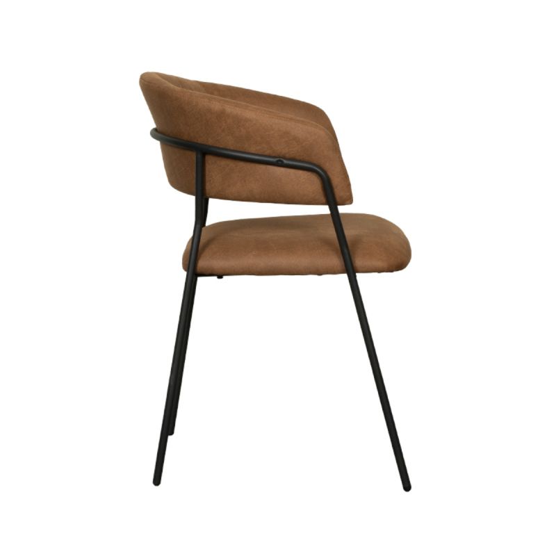 Chaise de séjour Luke Microsuède - Maestria