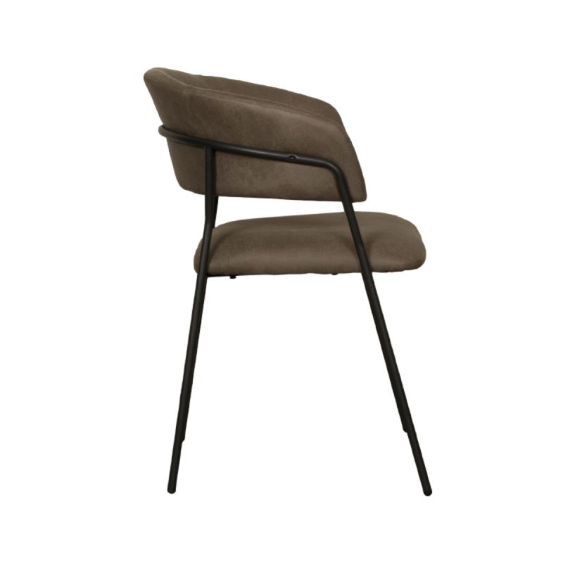 Chaise de séjour Luke Microsuède - Maestria