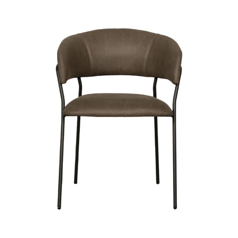 Chaise de séjour Luke Microsuède - Maestria