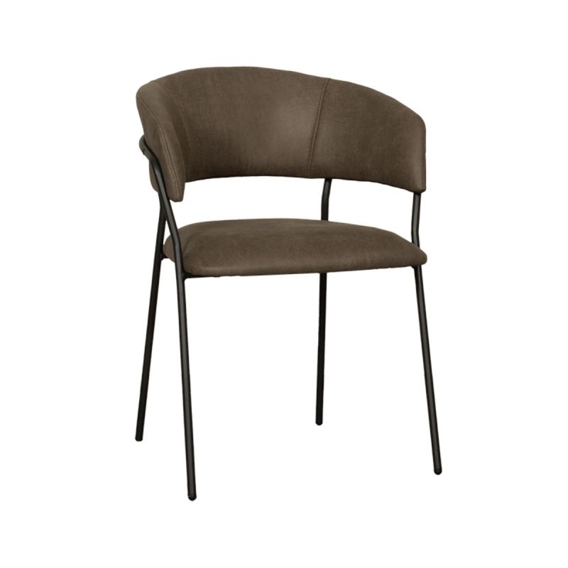 Chaise de séjour Luke Microsuède - Maestria