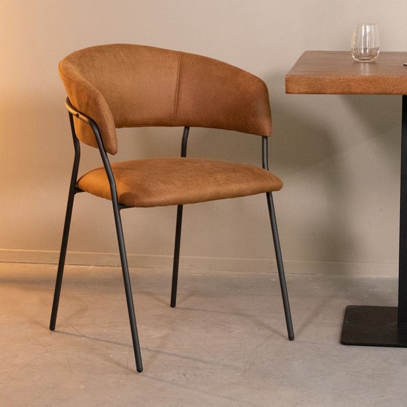Chaise de séjour Luke Microsuède - Maestria