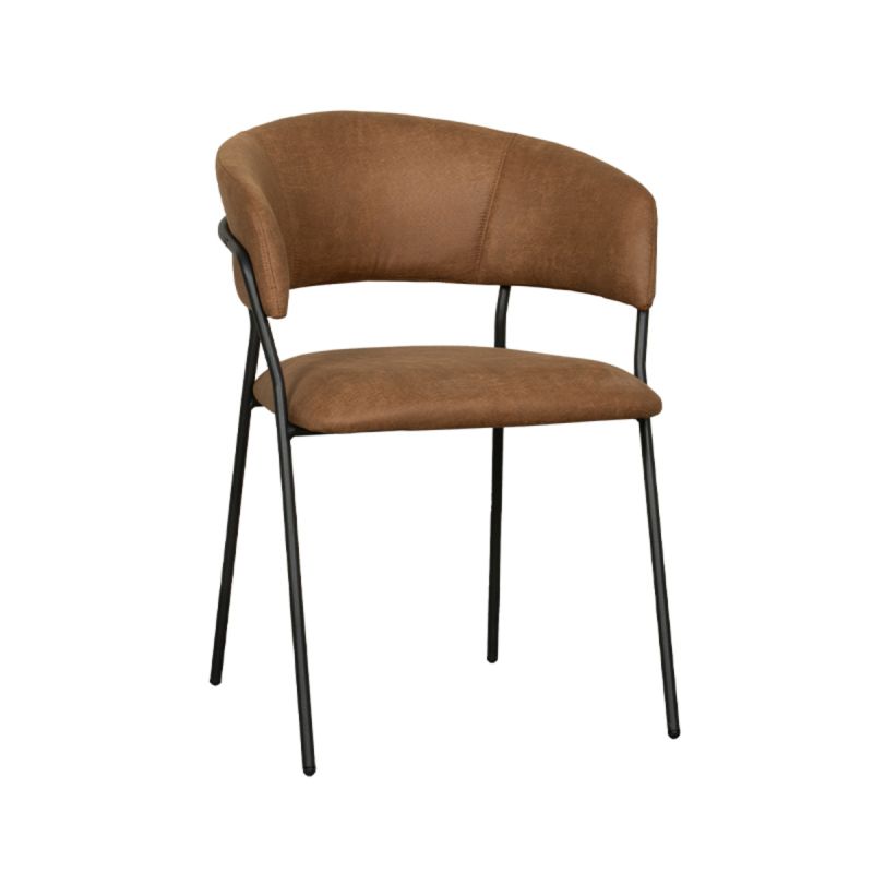 Chaise de séjour Luke Microsuède - Maestria