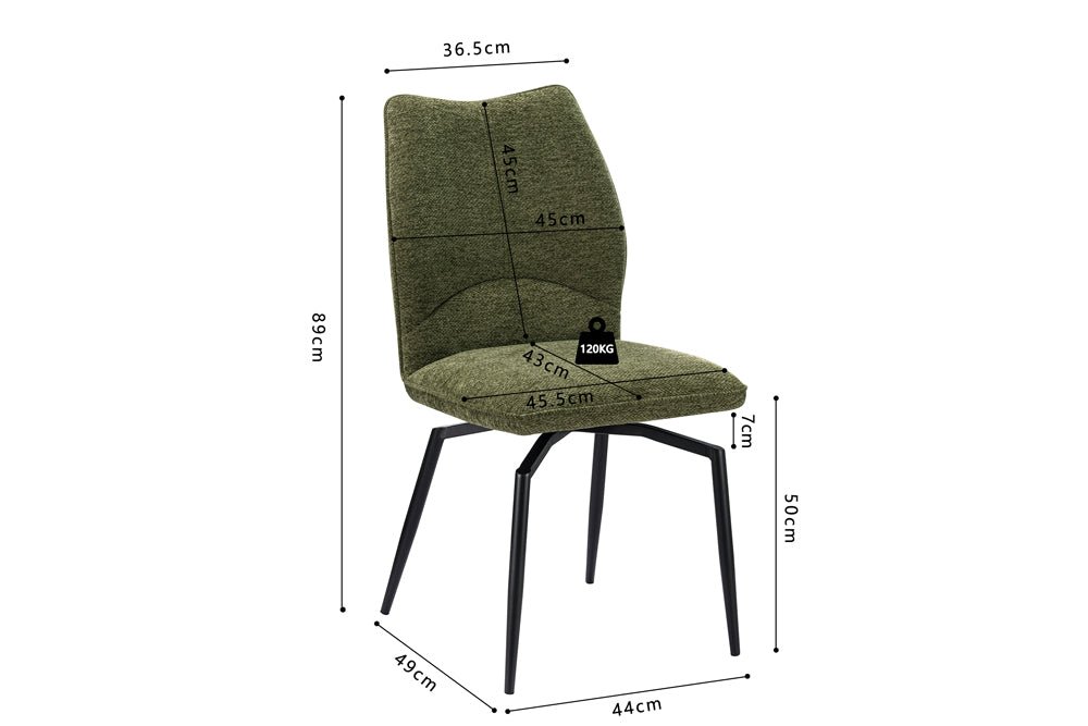 Chaise de séjour pivotante LARA - Maestria
