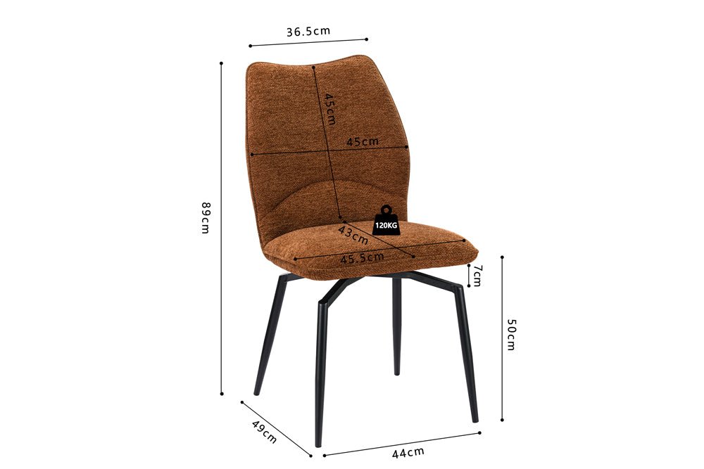 Chaise de séjour pivotante LARA - Maestria