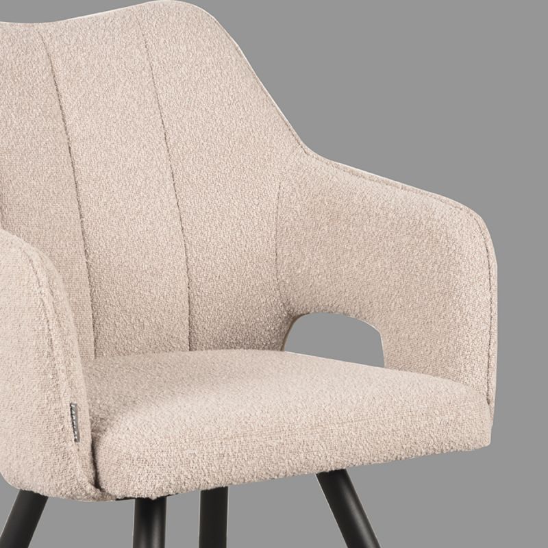 Chaise élégante Noud Bouclé - Maestria