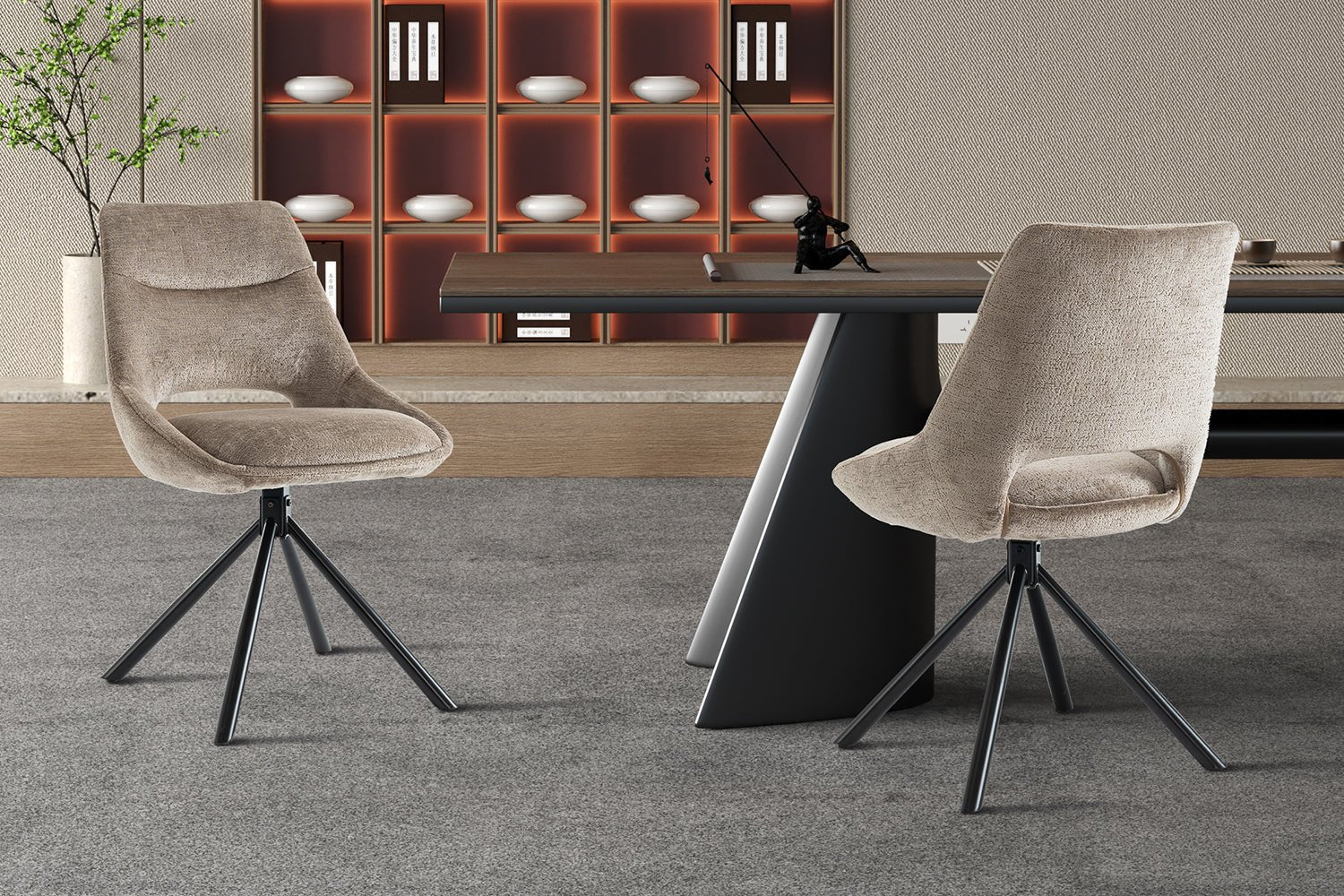 Chaise en tissu DANTE - Maestria