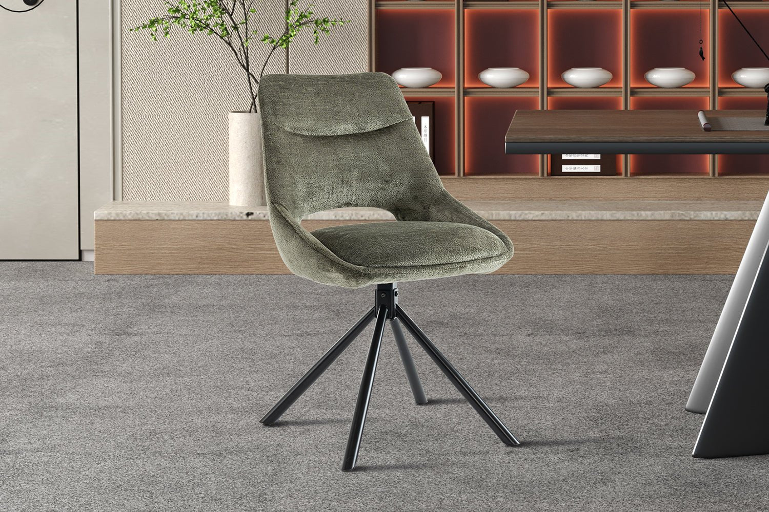 Chaise en tissu DANTE - Maestria