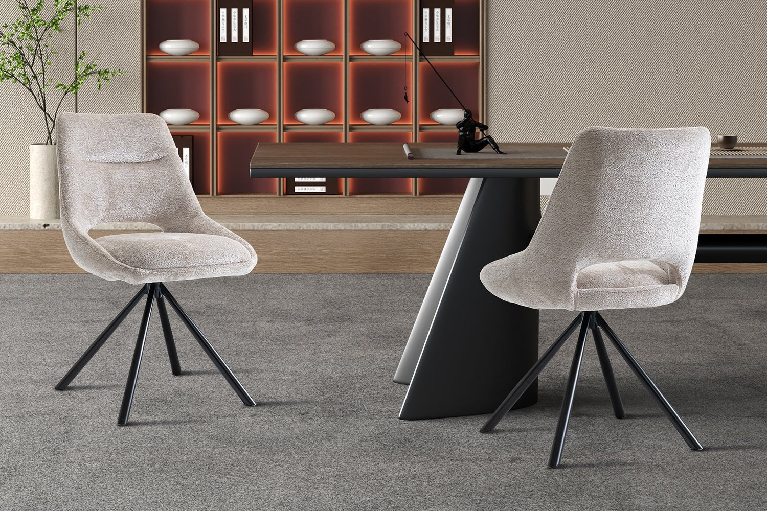 Chaise en tissu DANTE - Maestria
