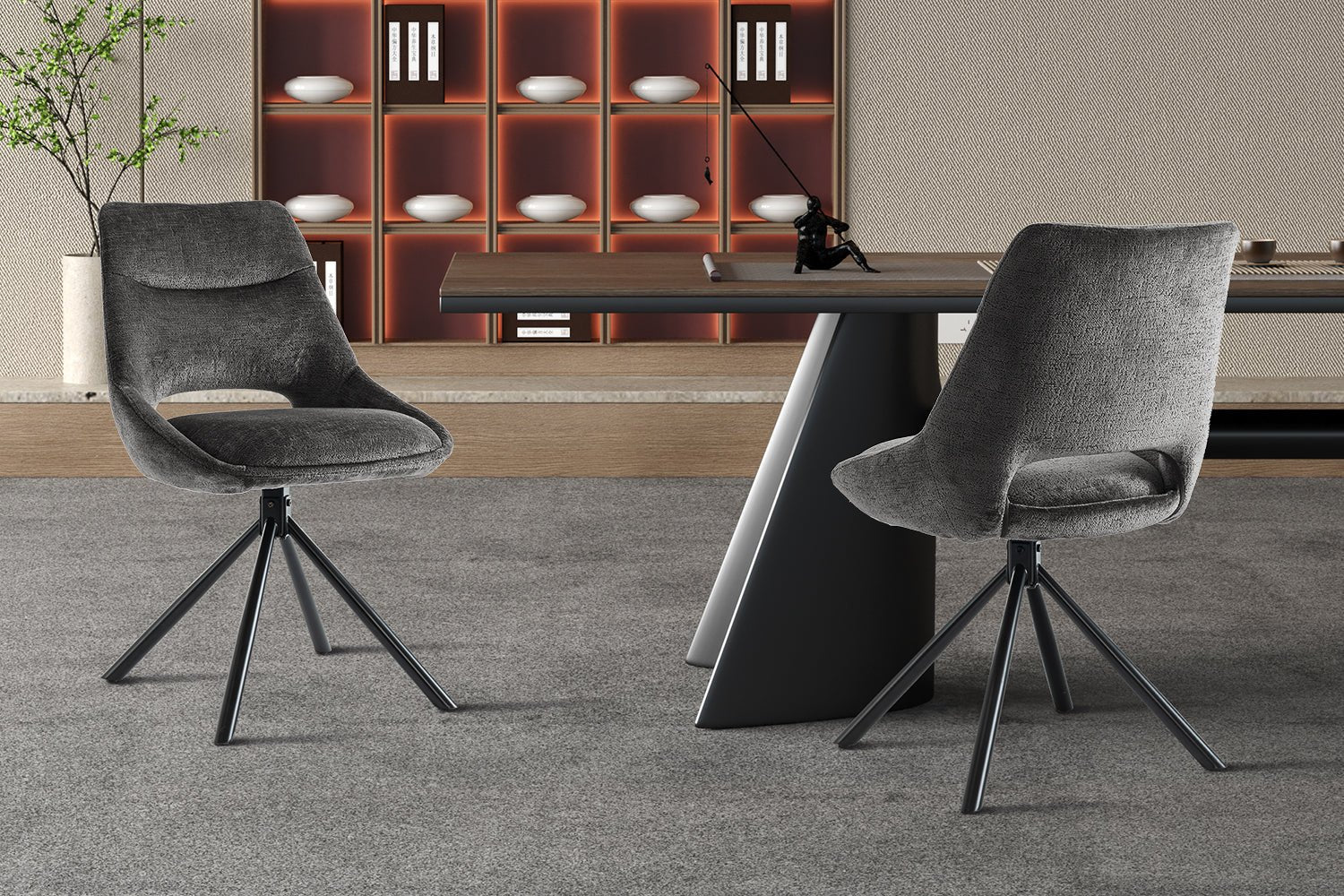Chaise en tissu DANTE - Maestria