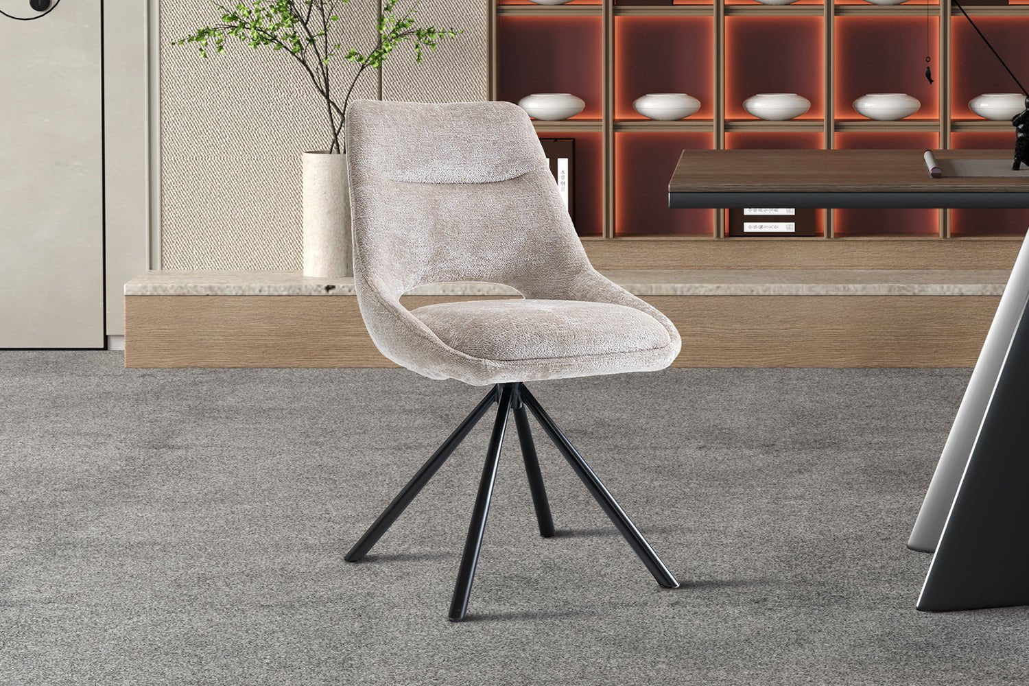 Chaise en tissu DANTE - Maestria