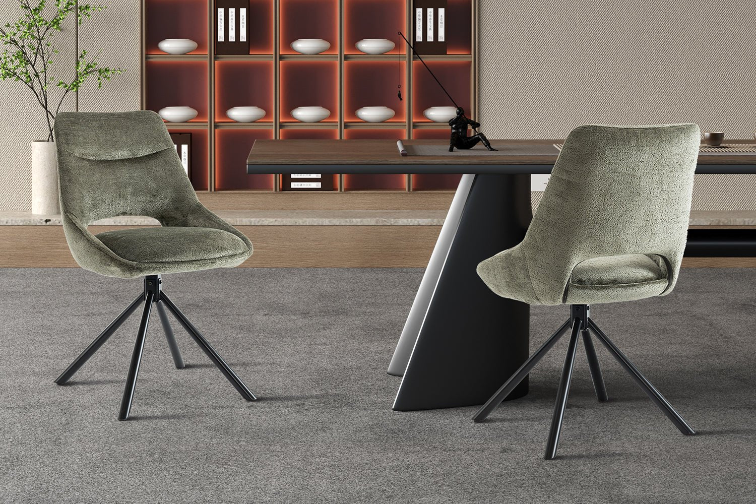 Chaise en tissu DANTE - Maestria