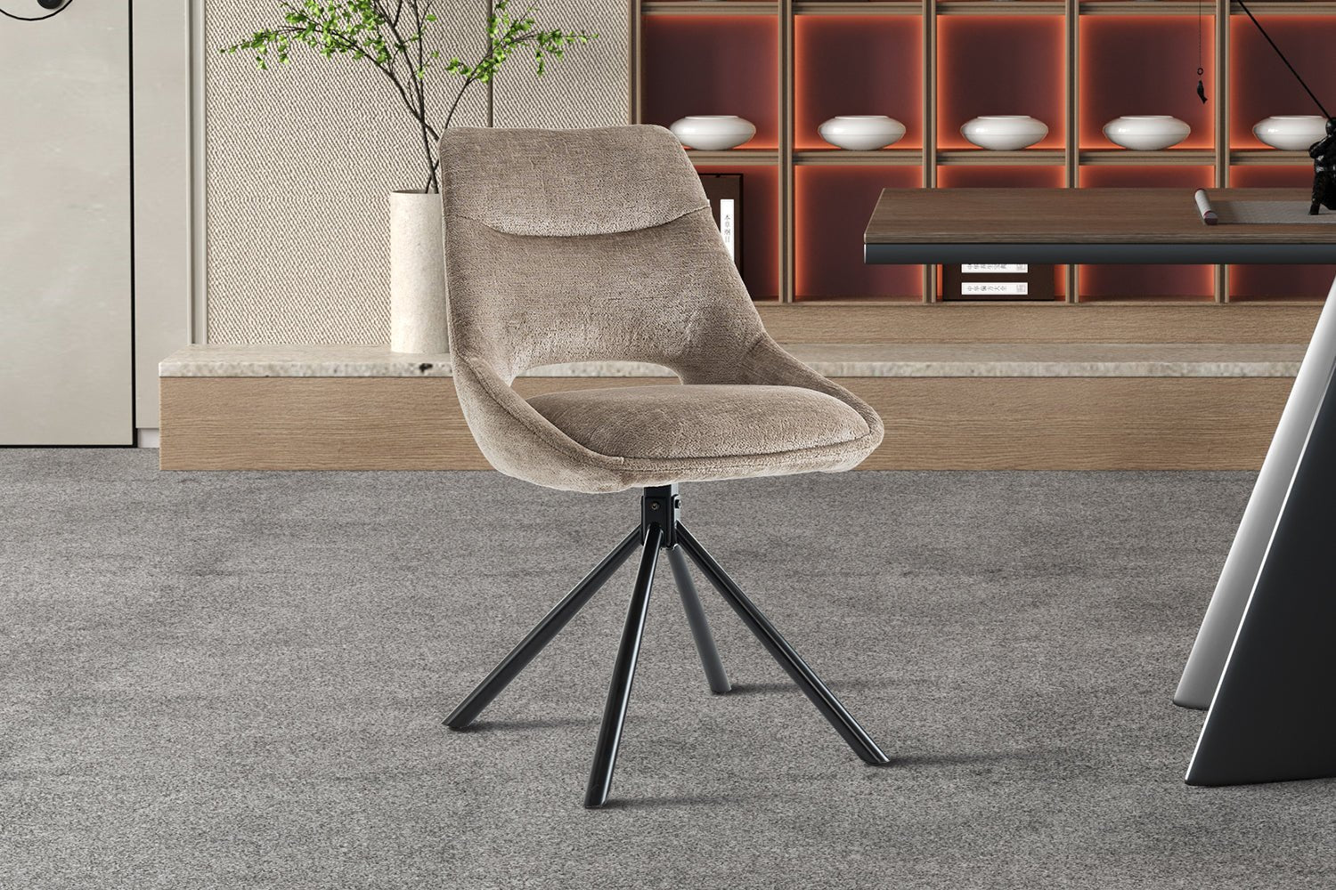 Chaise en tissu DANTE - Maestria