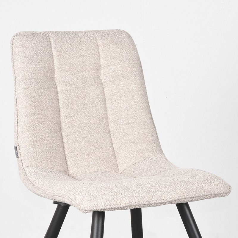 Chaise épurée Jelt Tissu Bouclé - Maestria