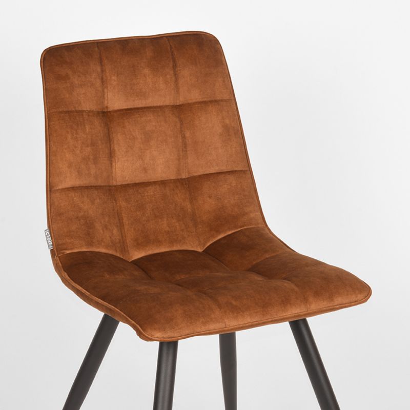 Chaise épurée Jelt Velours - Maestria