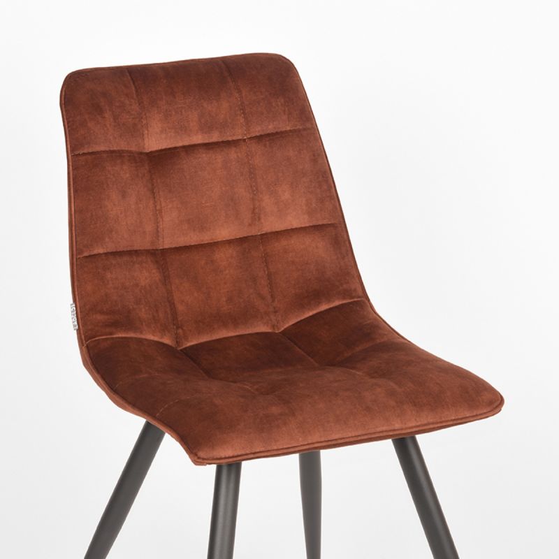 Chaise épurée Jelt Velours - Maestria