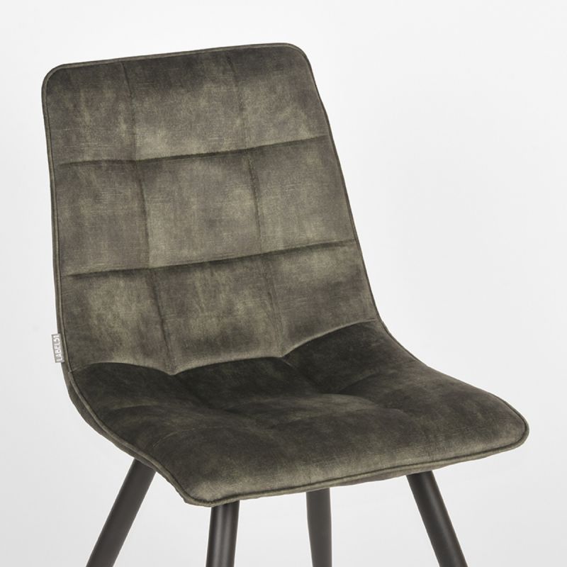 Chaise épurée Jelt Velours - Maestria