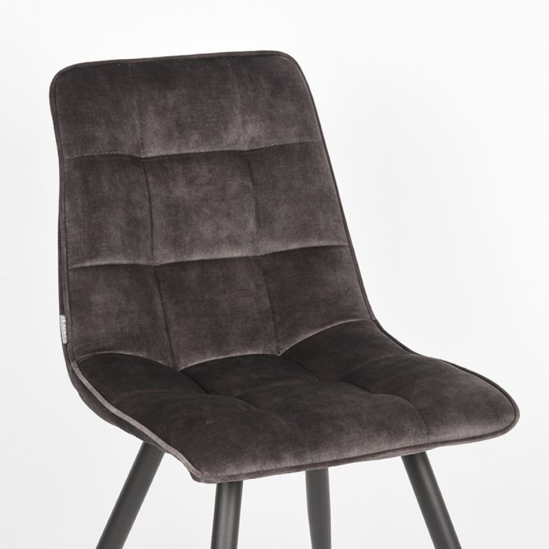 Chaise épurée Jelt Velours - Maestria