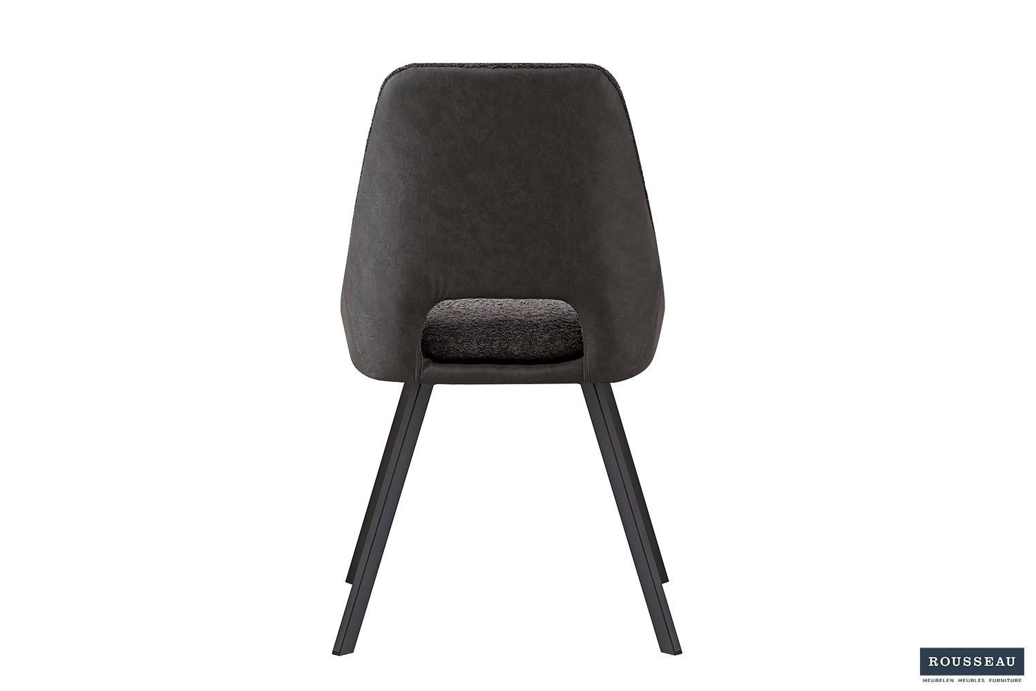 Chaise FILOU bouclé dos PU - Maestria